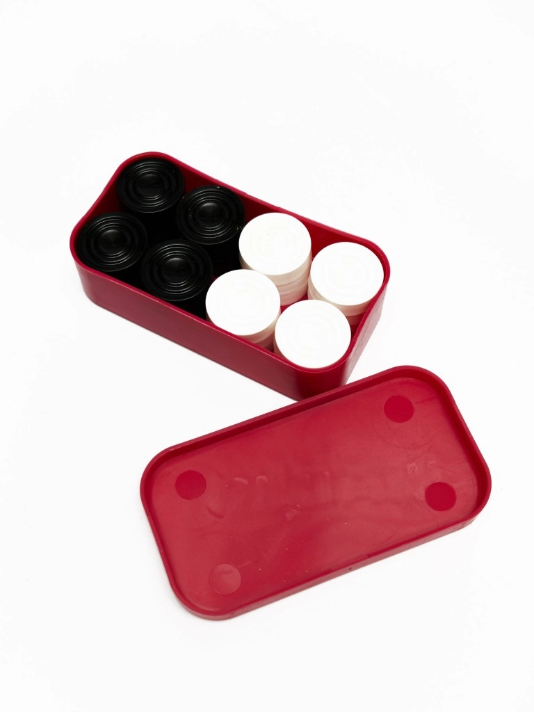 Шашки "Классические" пластик 2,8х0,9 см