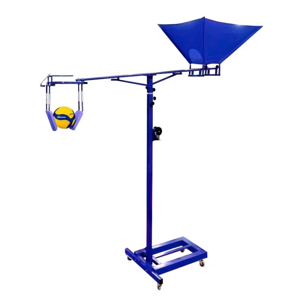 Тренажер волейбольный для отработки нападающего удара с корзиной Hurricane