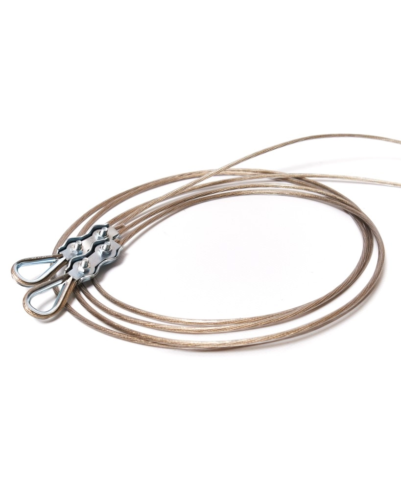 Кольца гимнастические взрослые 3 м с тросом Hurricane