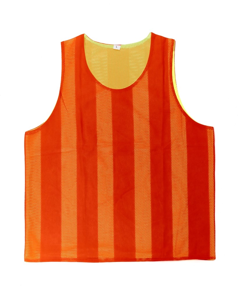 Манишка двухсторонняя NONAME цвет оранжево-салатовый (р. L)