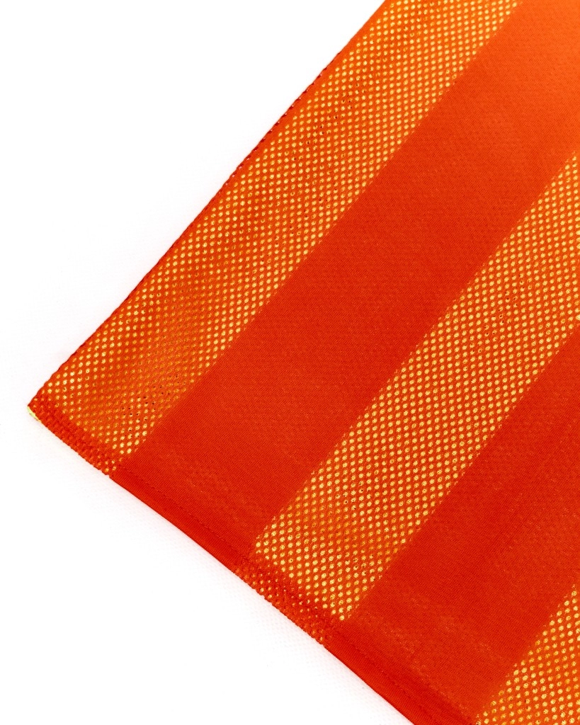 Манишка двухсторонняя NONAME цвет оранжево-салатовый (р. L)