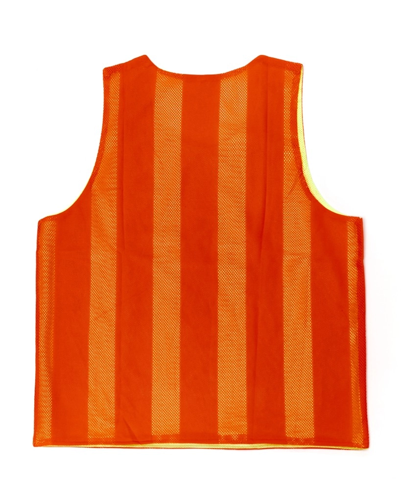 Манишка двухсторонняя NONAME цвет оранжево-салатовый (р. L)