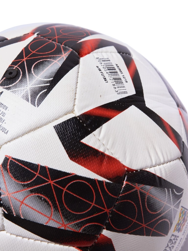 Мяч футбольный Adidas official match ball UEFA nation leagua, р.5 (бело/красный)