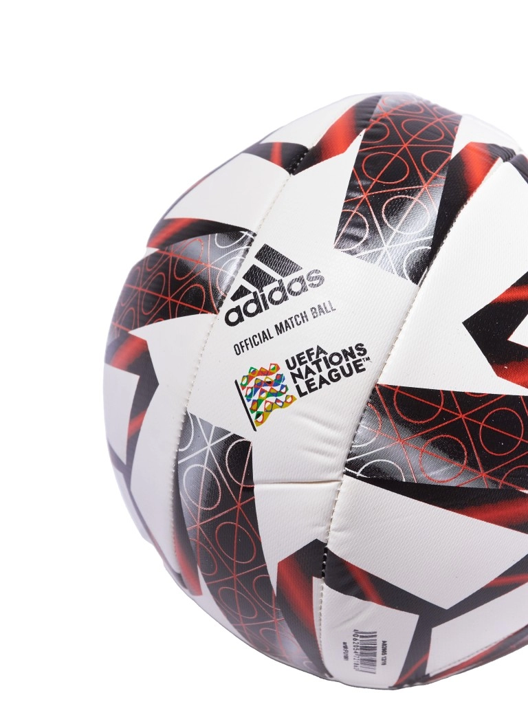 Мяч футбольный Adidas official match ball UEFA nation leagua, р.5 (бело/красный)