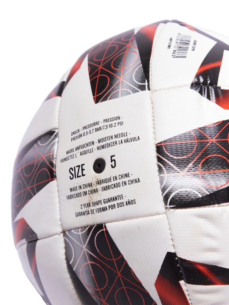 Мяч футбольный Adidas official match ball UEFA nation leagua, р.5 (бело/красный)