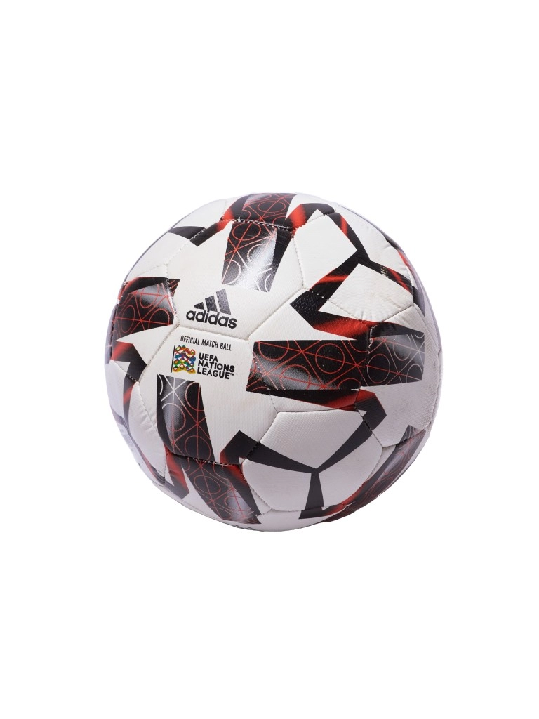 Мяч футбольный Adidas official match ball UEFA nation leagua, р.5 (бело/красный)