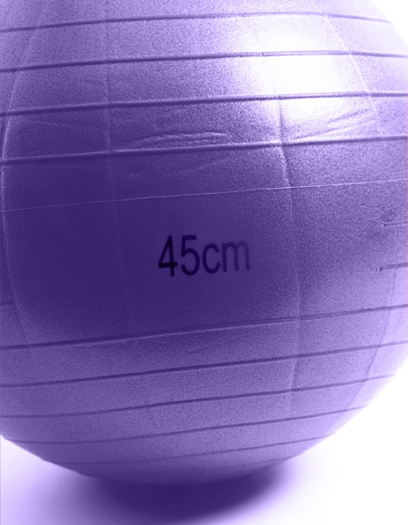 Фитбол Gym Ball 45 см (цвет фиолетовый)