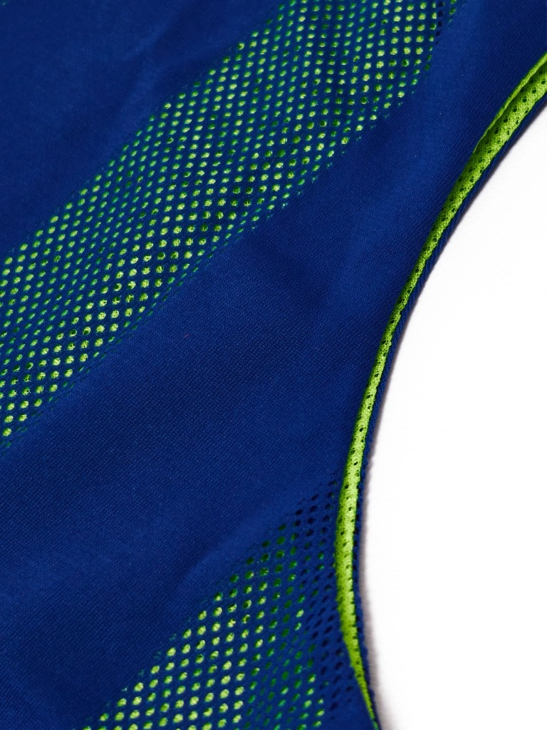 Манишка двухсторонняя NONAME цвет сине-салатовый