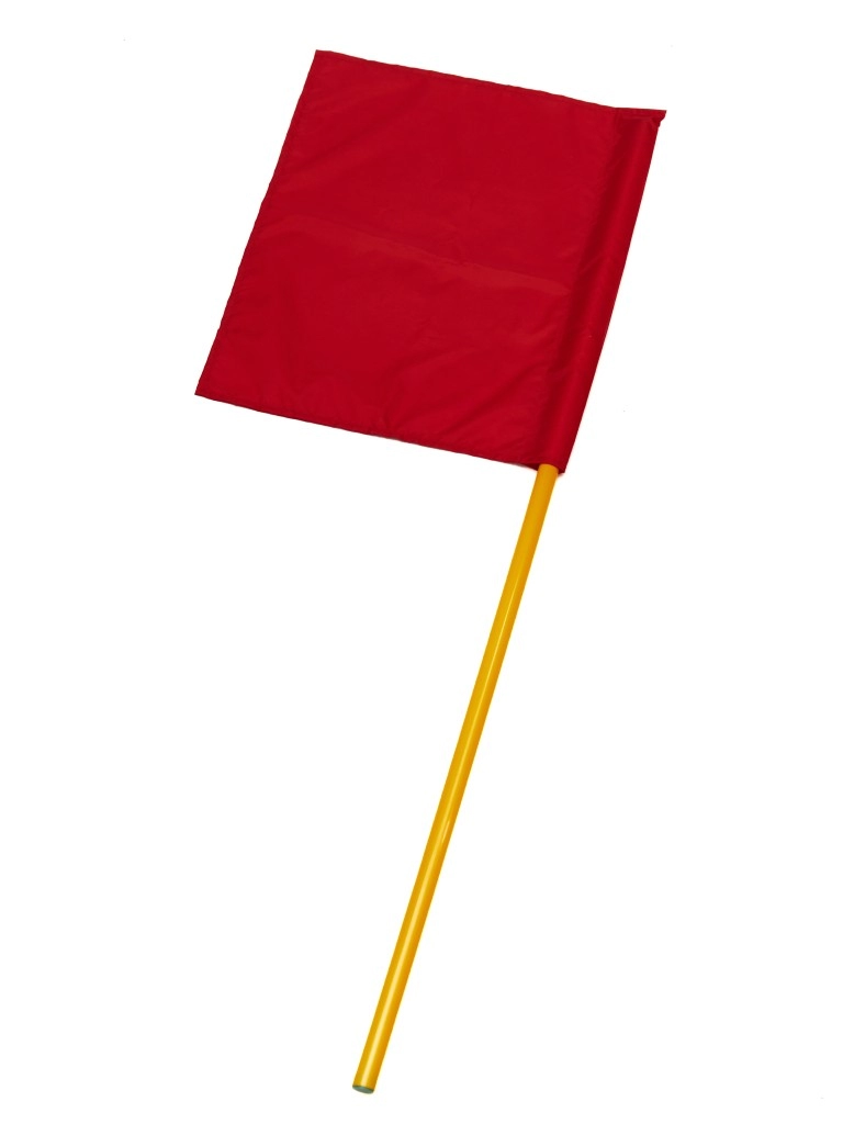 Флаг расцвечивания красный 35х47 см