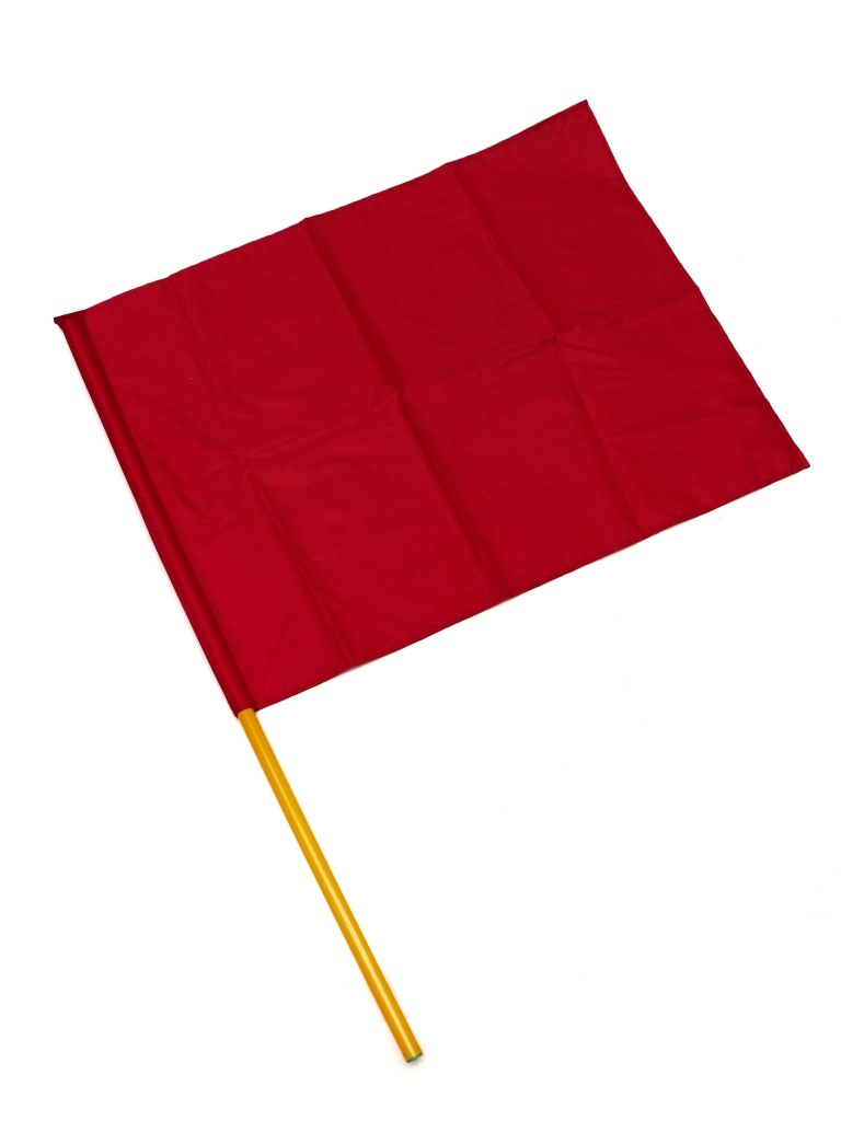 Флаг расцвечивания красный 48х38 см