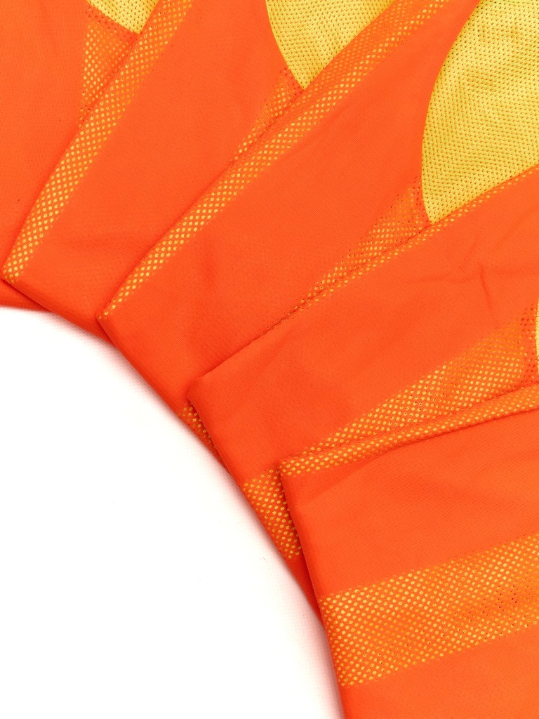 Манишка двухсторонняя NONAME цвет оранжево-салатовый (р. L) (набор 5 шт)