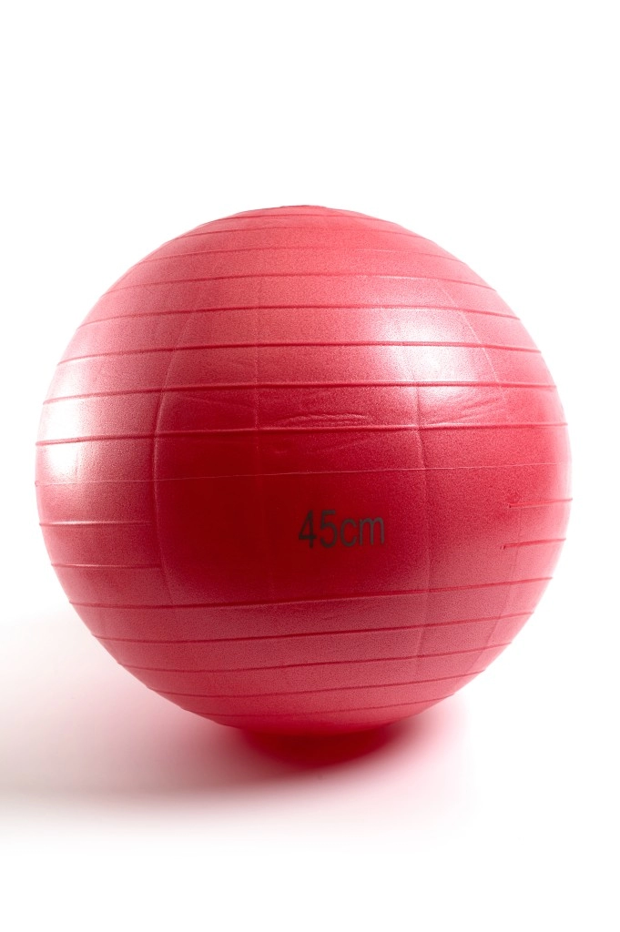 Фитбол Gym Ball 45 см (цвет розовый)