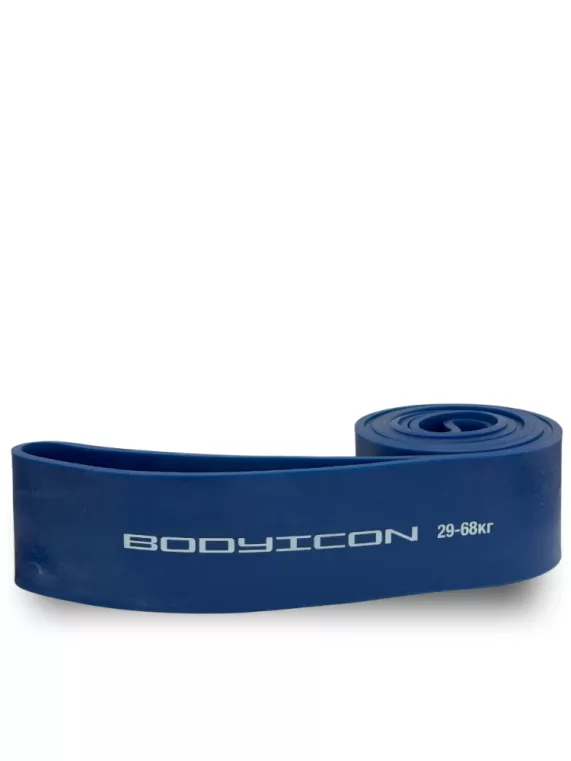 Эспандер ленточный BODY ICON синий 29-68 кг (длин.- 208 см, шир.- 8,3 см, толщ.- 0,45 см)