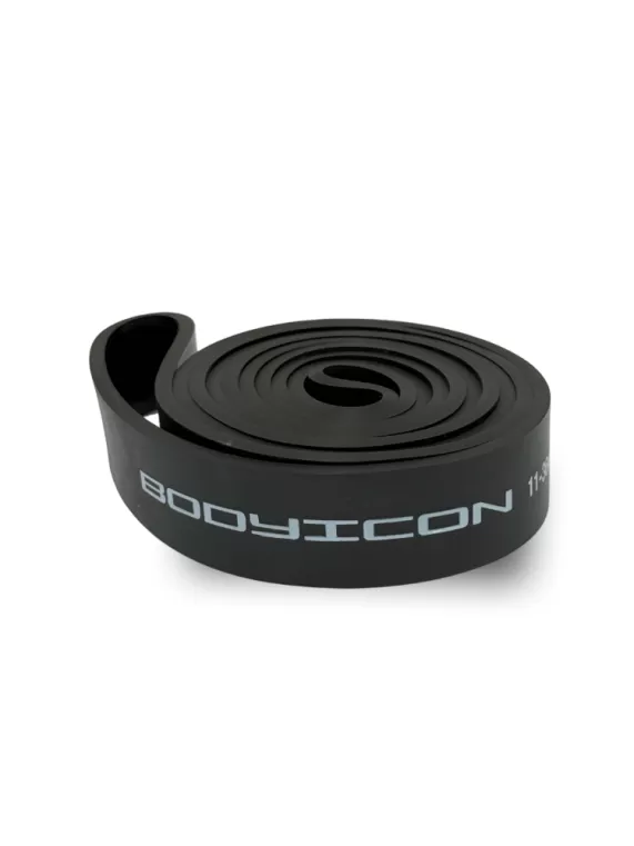 Эспандер ленточный BODY ICON чёрный 11-36 кг (длин.- 208 см, шир.- 3,2 см, толщ.- 0,45 см)
