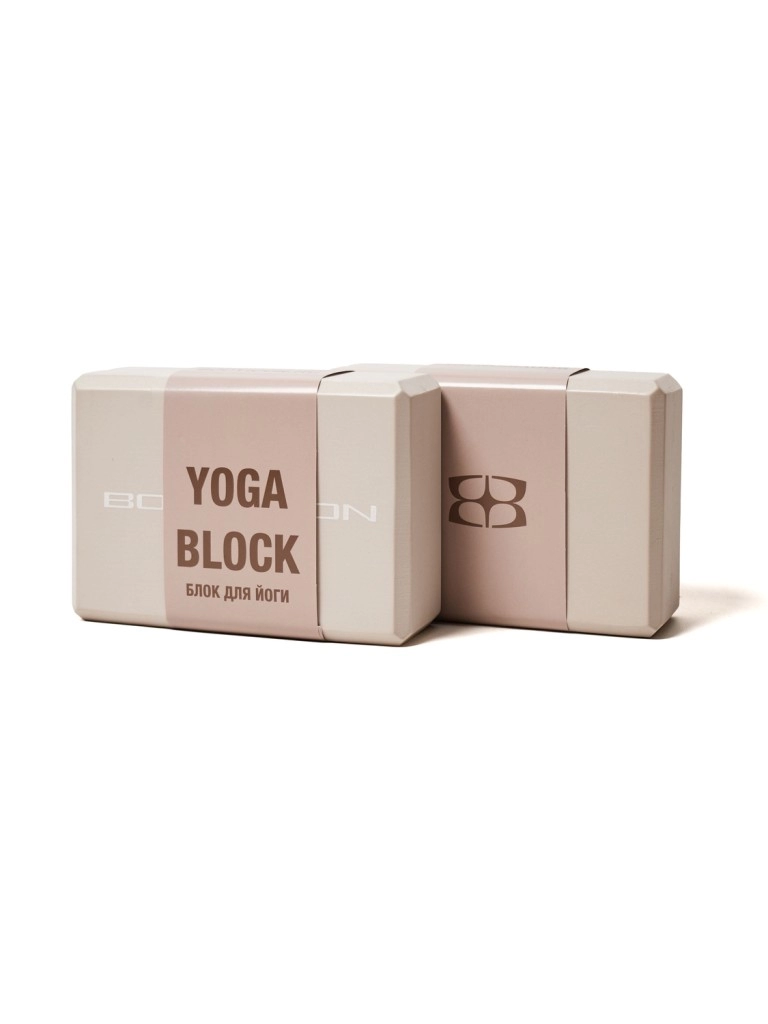 Блок для йоги BODY ICON (пара) (Oatmeal)