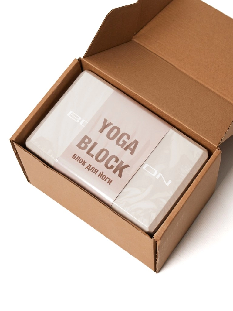 Блок для йоги BODY ICON (пара) (Oatmeal)