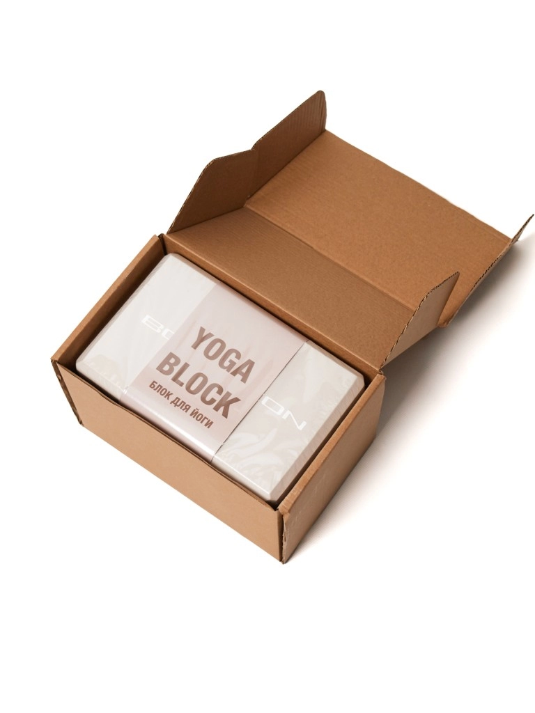 Блок для йоги BODY ICON (пара) (Oatmeal)