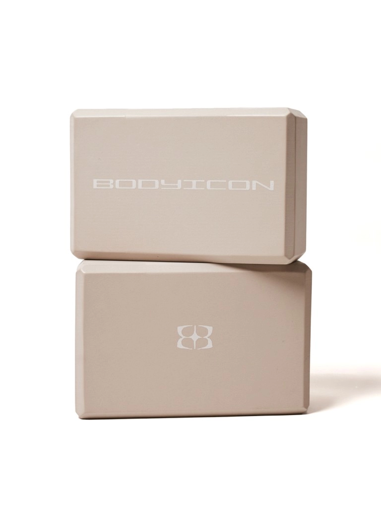 Блок для йоги BODY ICON (пара) (Oatmeal)