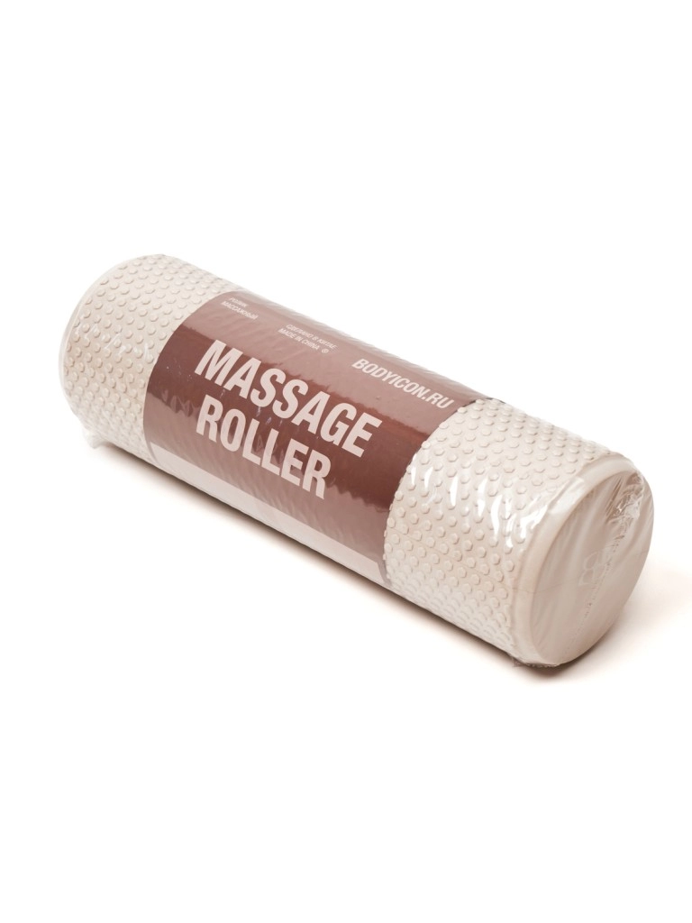 Ролик массажный для йоги BODY ICON (Oatmeal)