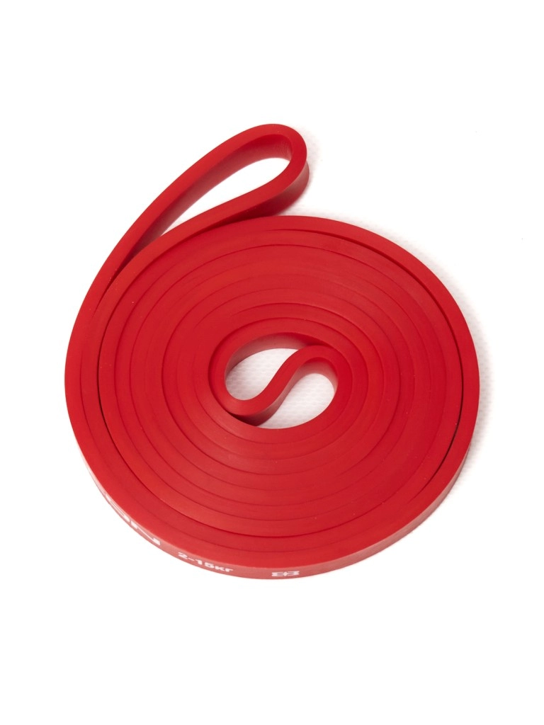 Эспандер ленточный BODY ICON 2-15 кг красный (длин.- 208 см, шир.- 1,3 см, толщ.- 0,45 см)