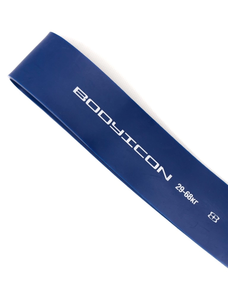 Эспандер ленточный BODY ICON 29-68 кг синий (длин.- 208 см, шир.- 8,3 см, толщ.- 0,45 см)
