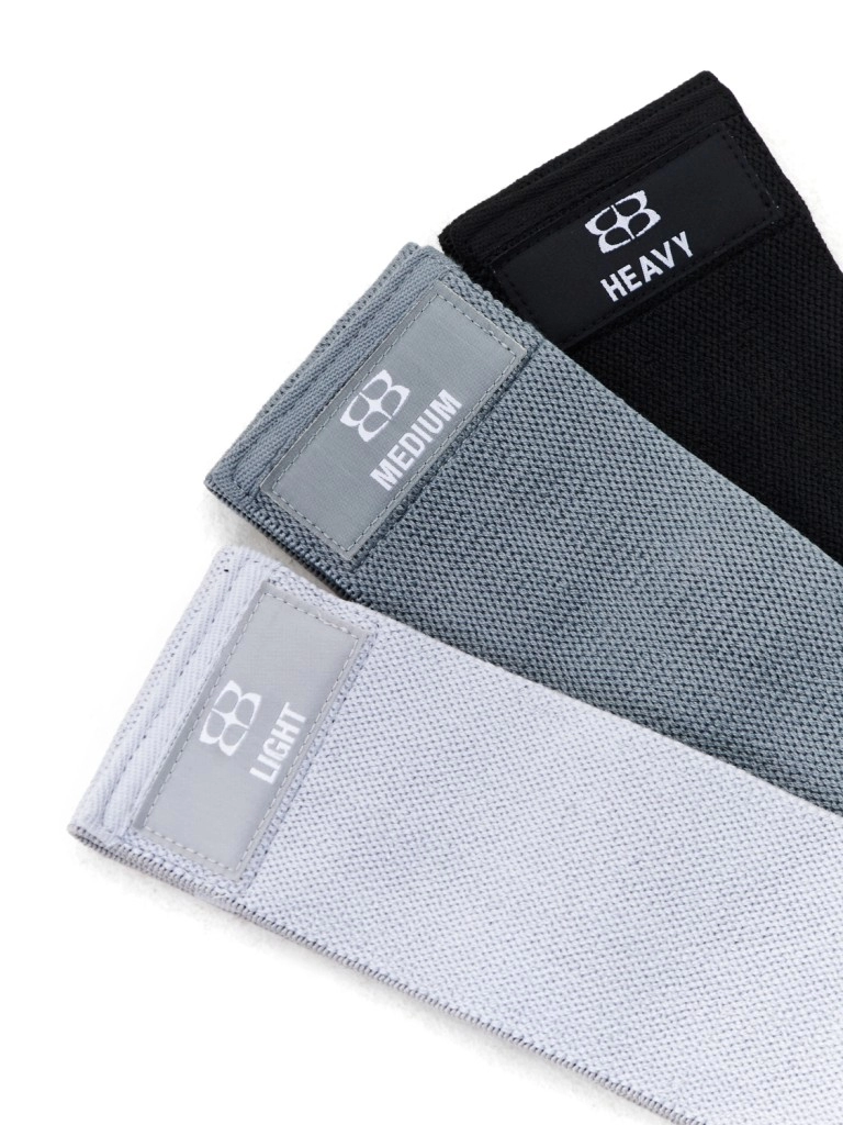 Набор тканевых фитнес-резинок BODY ICON (Set Gray)