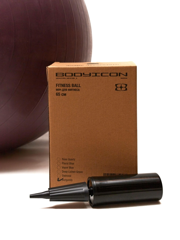 Фитбол BODY ICON 75 см (Burgundy)